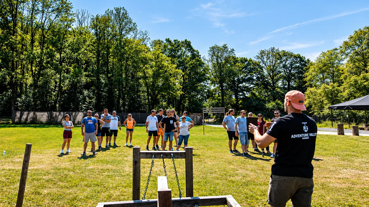 Activité de team building en plein air